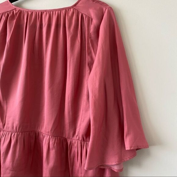 Anthropologie “Dra” Bell Sleeve Babydoll Blouse - Picture 6 of 9